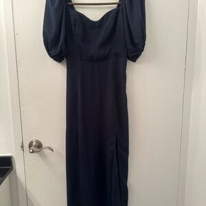 Abercrombie & Fitch Midnight Blue Midi Dress